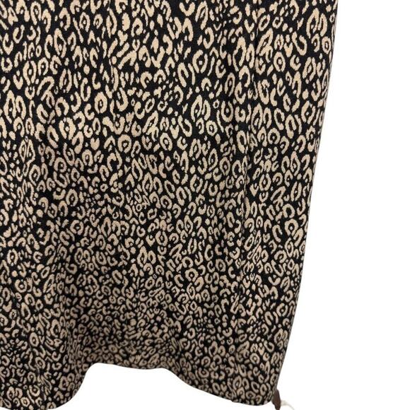 Chicos So Slimming Womens Leopard Print Stretch Sheath Knit Dress sz 0.5 / S / 6 - Picture 11 of 16